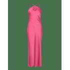 YAS Yasrosivia Halterneck Long Dress S. - Bm - HOT PINK - 40
