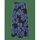 SOFT REBELS Srhanni Midi Skirt - FLOWER FRILL BLACK - M