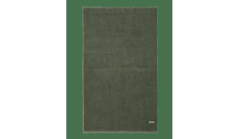 BOSS HOME Edge Bath Sheet - LICHEN - 100X150 cm – kuva 1/2