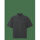RAINS Mito Short Sleeve Shirt - DARK GREY - L