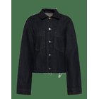 WEEKDAY Denim Shacket - RESIN RINSE BLUE - L