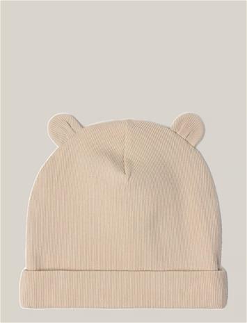 LINDEX Ribbed Hat - BEIGE - 36-38