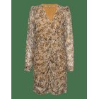 SECOND FEMALE Linaria Mini Dress - WOOD THRUSH - L