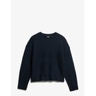 SUPERDRY Brushed Crew Neck Jumper - DARK TEAL TWIST - S