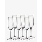 LUIGI BORMIOLI Champagne Glass Palace 23,5 Cl X 23,8 Cm 6 Pcs Clear - TRANSPAREN - 23.5 CL