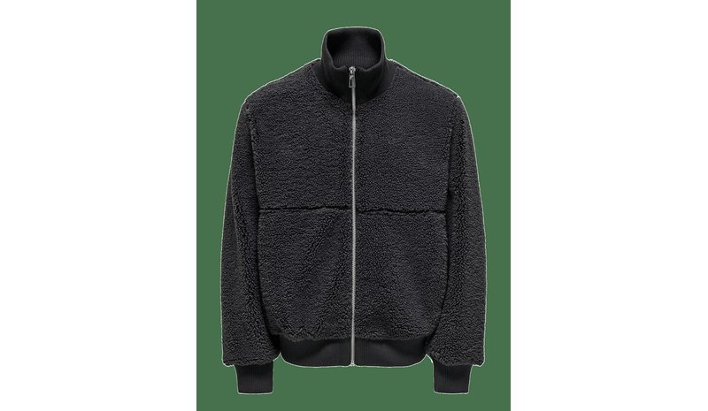 ONLY & SONS Onsray Sherpa Jacket Otw Vd - PHANTOM - S – kuva 1/2