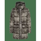 CREAM Crgaiagro Midi Printed Jacket - LICORICE LEOPARD - 36