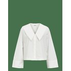OBJECT Objhope Big Collar L/S Re Shirt 146 - CLOUD DANCER - 36