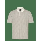 ARMANI EXCHANGE Polo Shirt - BLOCK LOGO AO CREAM - M
