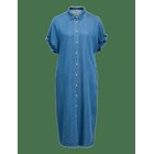 OBJECT Objframe Tiana 2/4 Lo Denim Dress Div - MEDIUM BLUE DENIM - XS