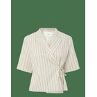 YAS Yaslinura 2/4 Linen Blend Blazer - PRISTINE - 40