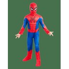 RUBIES Sbn Spiderman Dlx - Padded Jumpsuit W/ Boot Tops, Snood - RED - 7-8Y