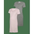 MAMALICIOUS Mlmira Jrs Nightgown 2F 2-P Noos - CHALK PINK - S