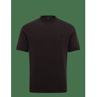 FRED PERRY Twin Tipped T-Shirt - RICH BROWN/BLACK - M