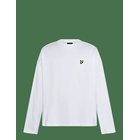 LYLE & SCOTT Boxy Fit Long Sleeve T-Shirt - WHITE - S