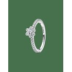 PANDORA Sparkling Flower Ring - CLEAR - 54