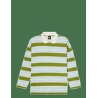 QUIKSILVER Hutton Polo - CALLISTE GREEN POLO STRIPES - S