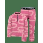 DIDRIKSONS Jadis Printed Kids' Set - PATH HEATHER PINK - 80