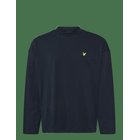 LYLE & SCOTT Boxy Fit Long Sleeve T-Shirt - DARK NAVY - M