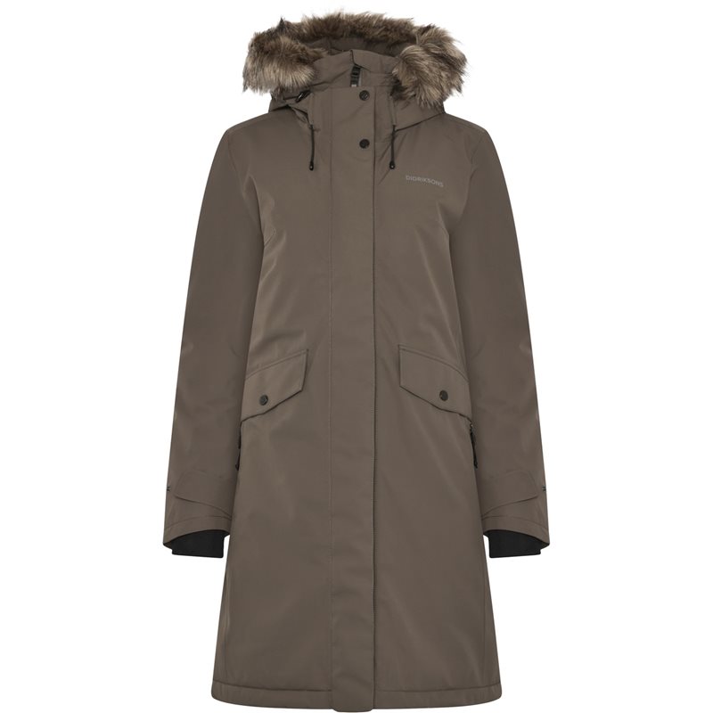 Didriksons Erika Wns Parka 3 Mocha Brown - 34