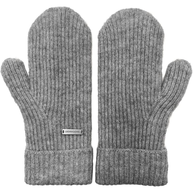 Didriksons Malin Mitten Dk Grey Melange - Onesize