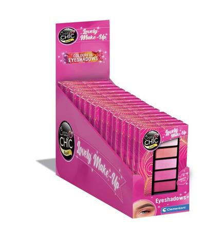 Clementoni Crazy Chic Eyeshadow Romantic Style 8pcs.