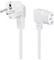 Pro Power cable C13 2x90° - Valkoinen - 2m – kuva 1