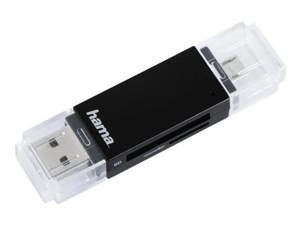 Hama 00181056 Basic USB 2.0 OTG SD/microSD-kortinlukija – kuva 4/4