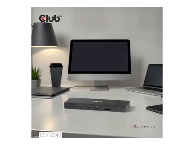 CLUB3D 14-1 USB-C® Quad Display Docking Station