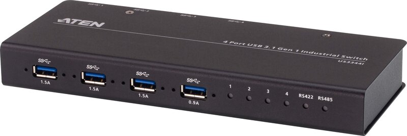ATEN 4-Port USB 3.1 Gen1 Industrial Switch