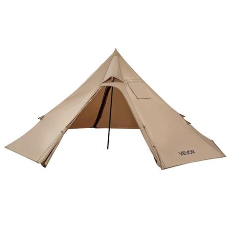 Kannettava talvinen tipi-teltta kahdelle hengelle, vedenpitävä, koko S