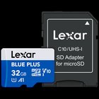 Lexar Blue Plus microSDHC -kortti, 32 Gt