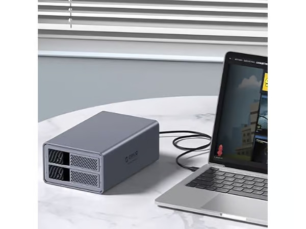 ORICO 9828RU3 2 Big DAS Solution ProRAID Disk Array for 2 2.5"/3.5" SATA HDD/SSD Drives with RAID Controller - Gray