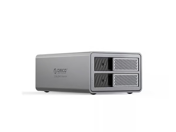 ORICO 9828RU3 2 Big DAS Solution ProRAID Disk Array for 2 2.5"/3.5" SATA HDD/SSD Drives with RAID Controller - Gray
