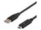 Deltaco USB 2.0 -kaapeli, 1m, Type C - Type A uros, musta USBC – kuva 3