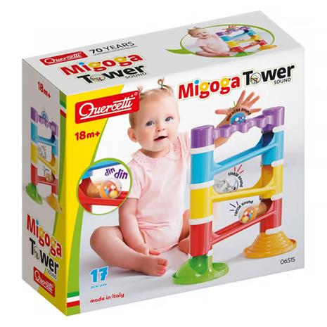 Quercetti Migoga Tower with sound (17 pcs)