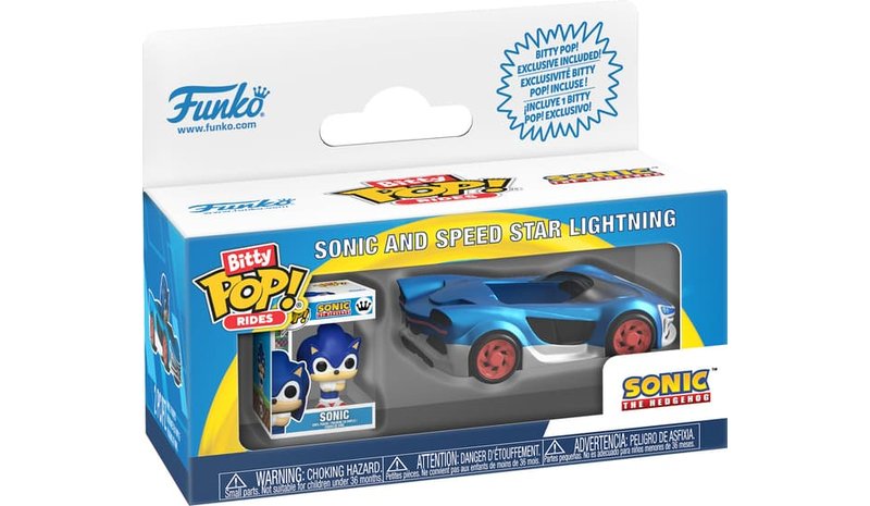 Funko Bitty Pop! Ride: Sonic - Speed Star w Sonic (2.5cm) FIGU – kuva 1/2