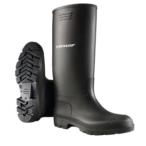Dunlop Pricemaster musta kumisaapas