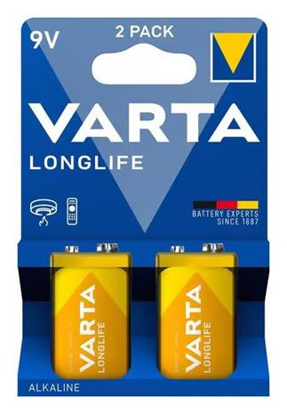 Varta â€“ Longlife 9V 2 Pack (B) (4122101412)