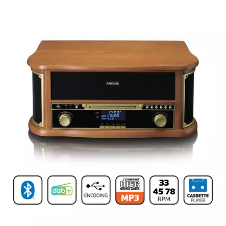 Lenco kodin äänentoistolaite 10 W TCD-2571WD