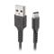 SBS TECABLETC220K USB-A - USB-C Cable 2 m - Black – kuva 3
