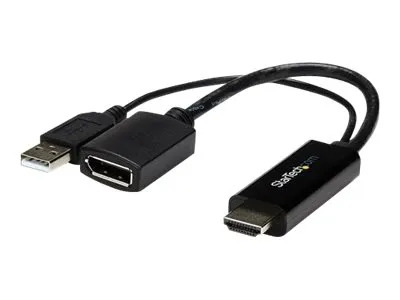 Startech HDMI â€“ DisplayPort -adapteri, Musta