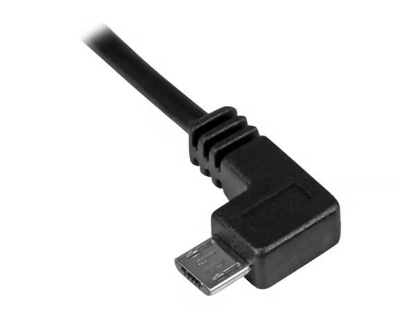 StarTech.com Micro-USB Charge-and-Sync Cable M/M - Left-Angle Micro-USB - USB cable - 50 cm