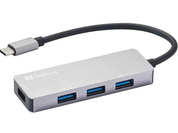 Sandberg USB-C Hub 1xUSB3.0+3x2.0 SAVER