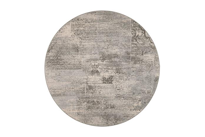 Matto Rustiikki Pyöreä 160 cm Harmaa - VM Carpet