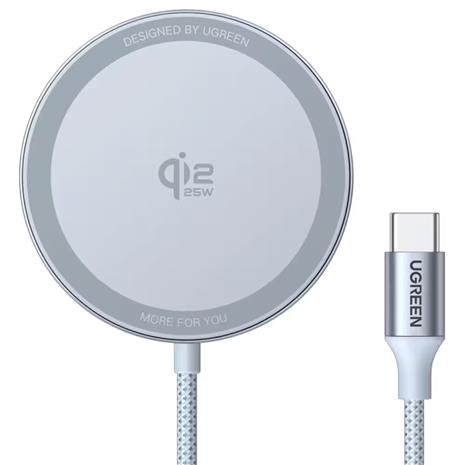 Ugreen MagFlow Smartphone Grey USB Wireless charging Auto