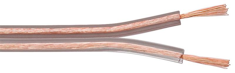 Pro Speaker cable transparent CCA