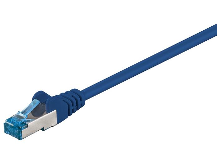 Lan kaapeli Patchcord Cat 6a S/ftp 7,5m sininen – kuva 4/5