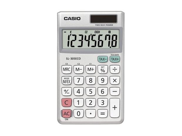 Casio calculator SL-305ECO, Grey