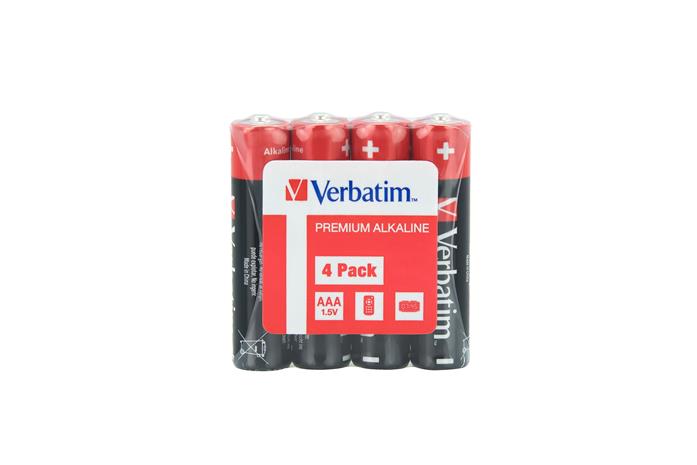 Verbatim – Alkaline battery AAA 4 pack shrink (49500) – kuva 5/6